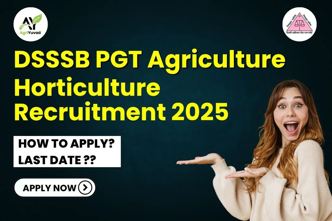 DSSSB PGT Agriculture