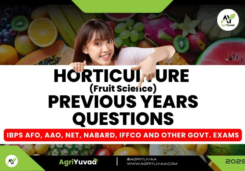 Horticulture Previous Year Questions