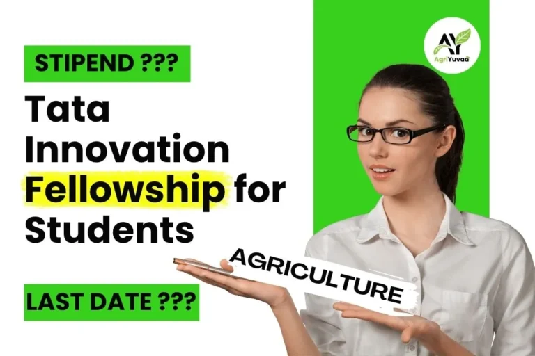 Tata Innovation Fellowship For Agriculture Students