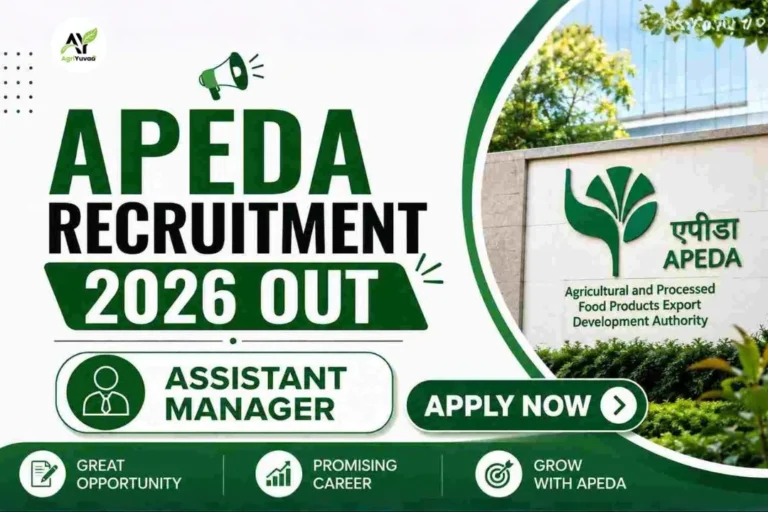 APEDA Assistant Manager Recruitment 2026