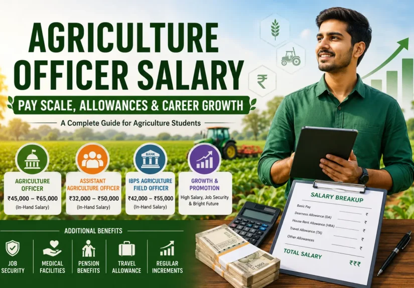 Agriculture officer salary in India